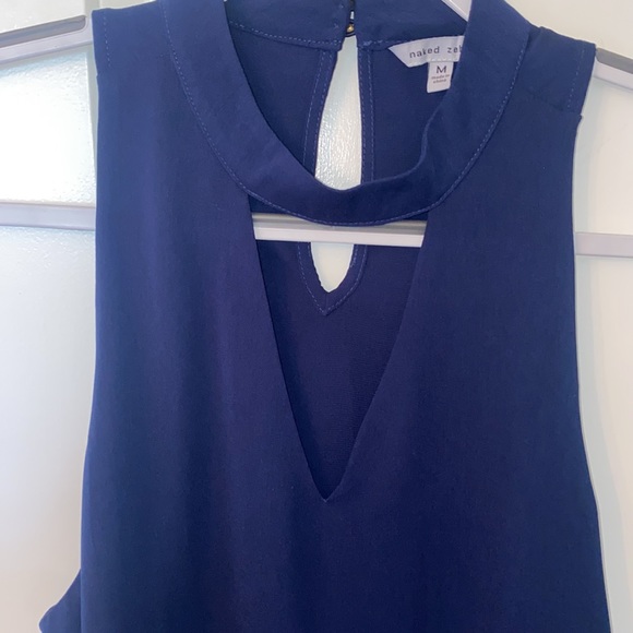 Navy blue tank top - Picture 2 of 3